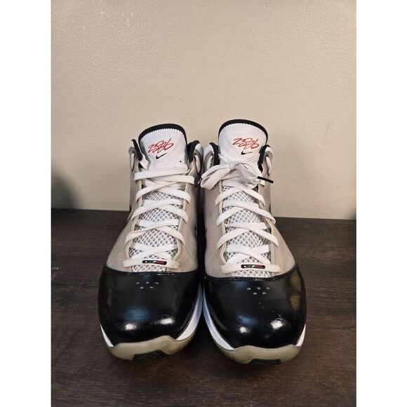 Nike Air Max Lebron 7 VII P.S. Playoff 2009 White Red Black 408758-101 Size 15 main image 7